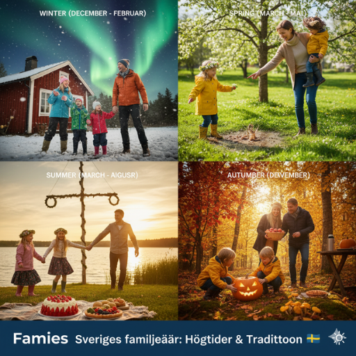 Den ultimata familjeguiden: Sveriges högtider & traditioner från januari till december